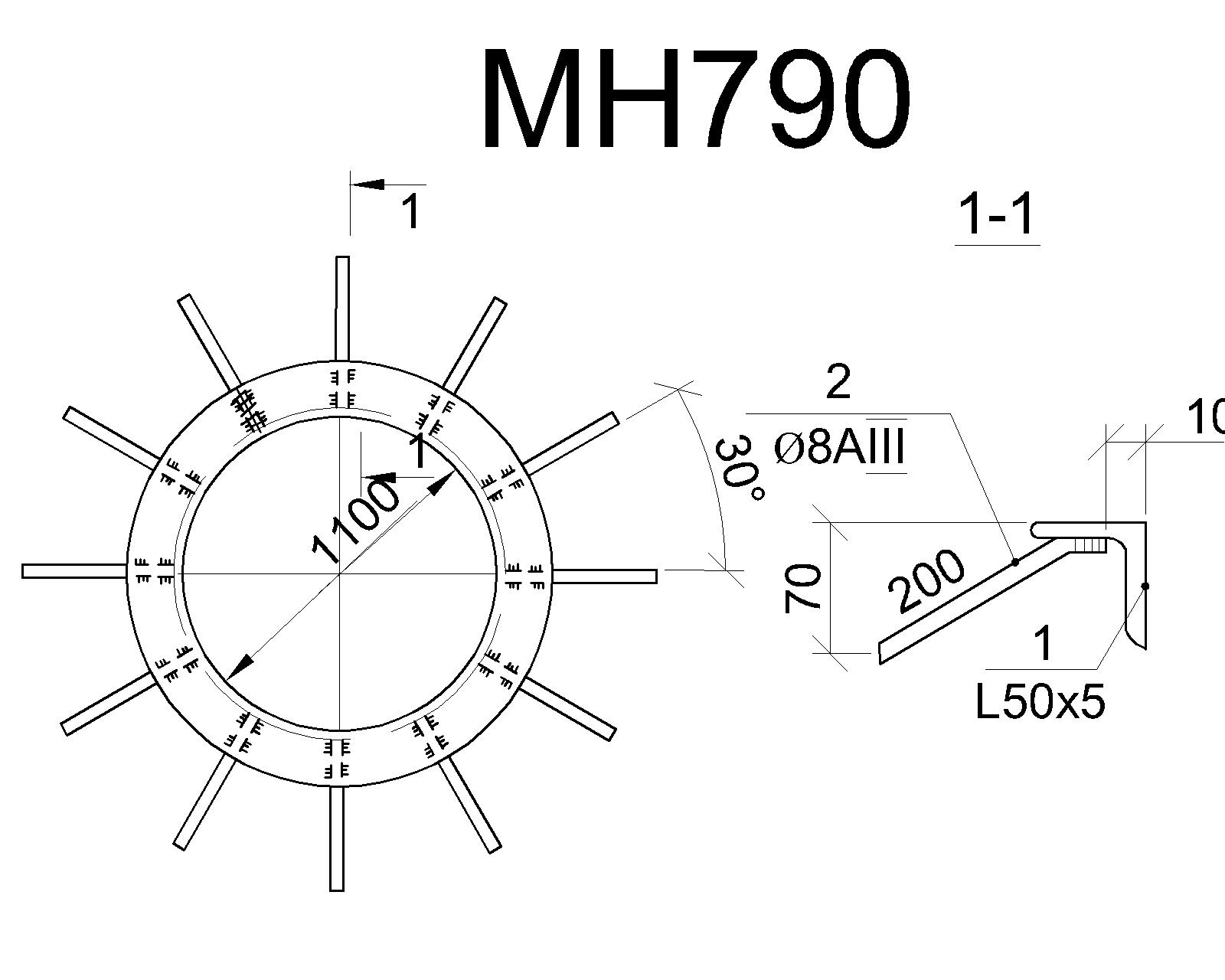 Изделие закладное МН 790