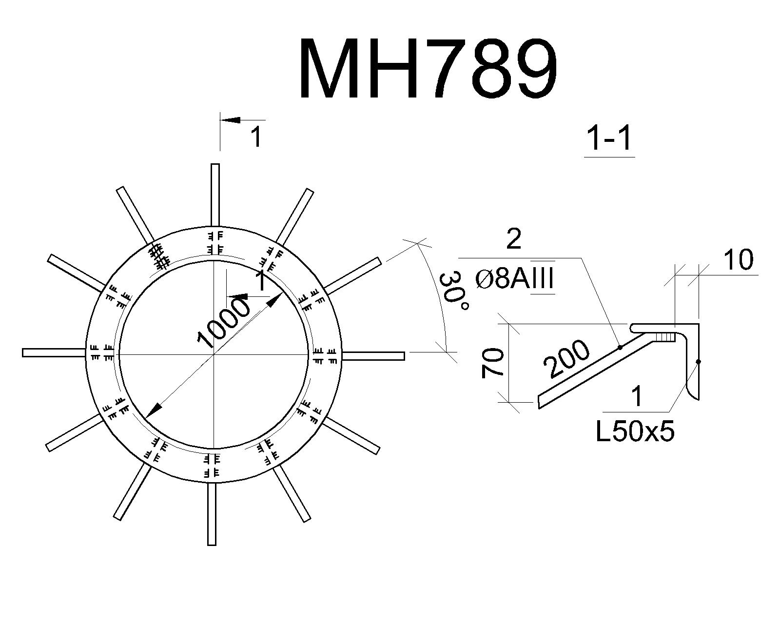 Изделие закладное МН 789