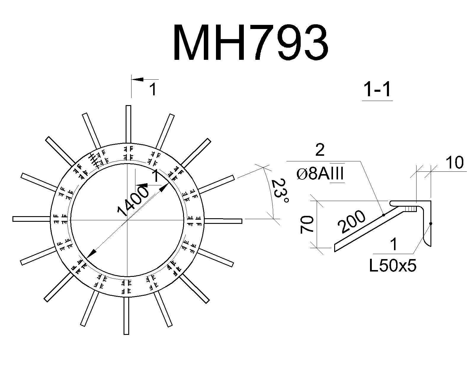 Изделие закладное МН 793
