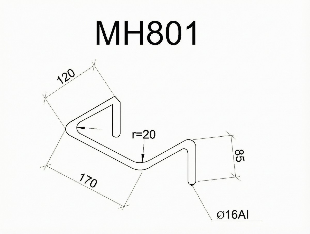 Изделие закладное МН 801