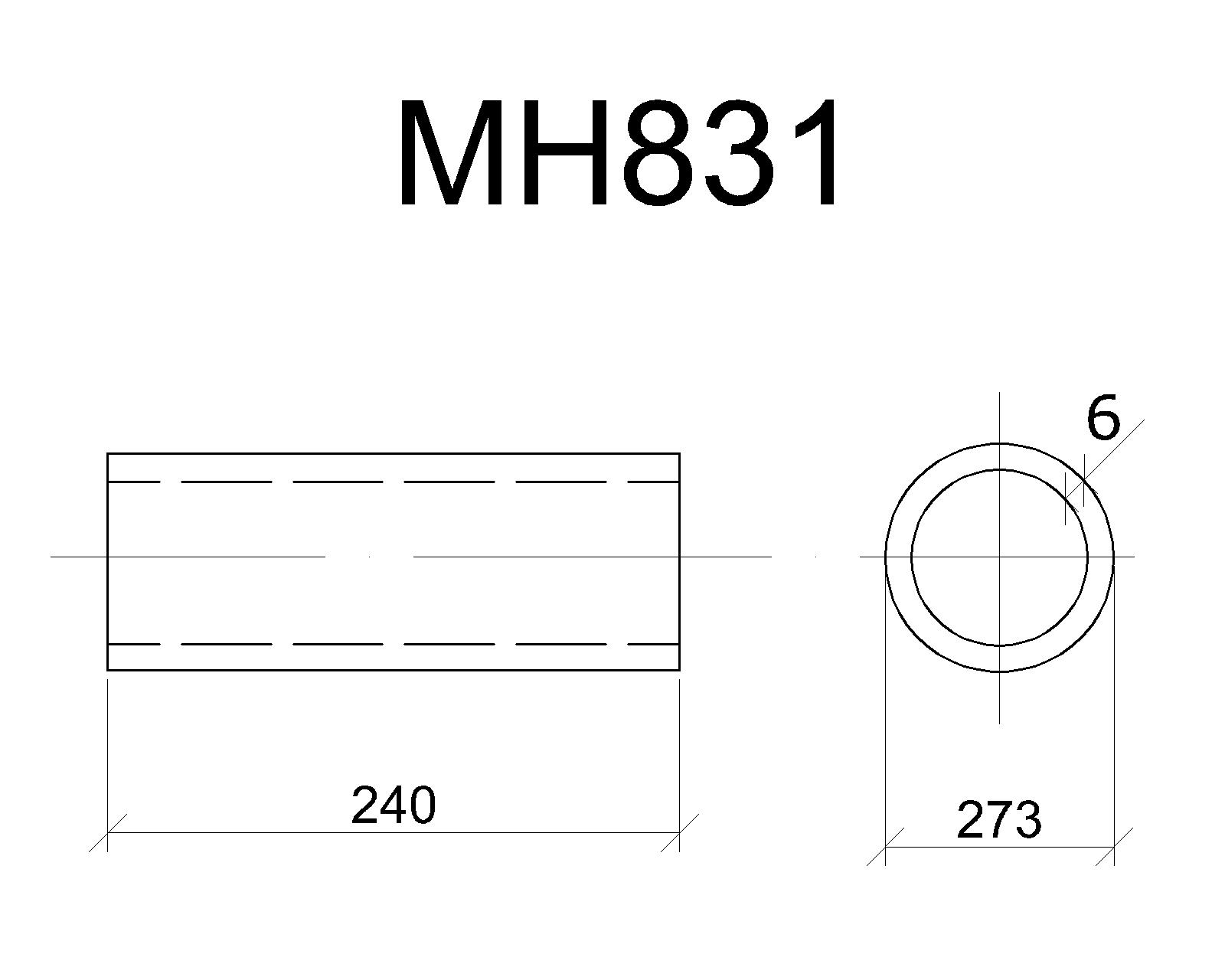 Изделие закладное МН 831