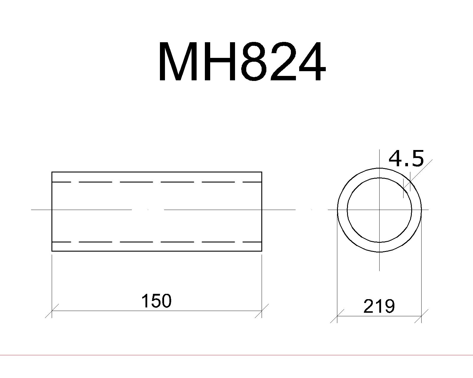 Изделие закладное МН 824