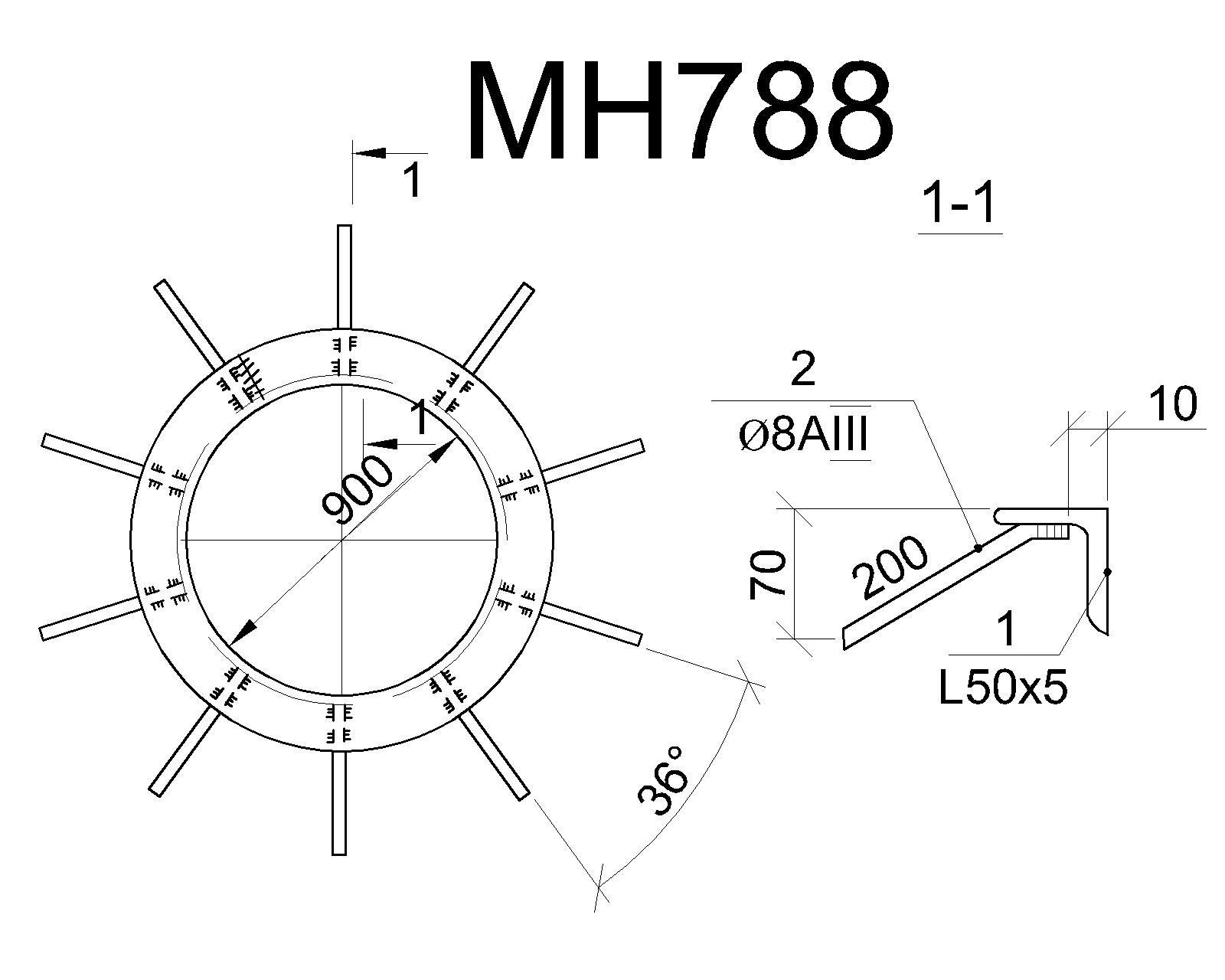 Изделие закладное МН 788