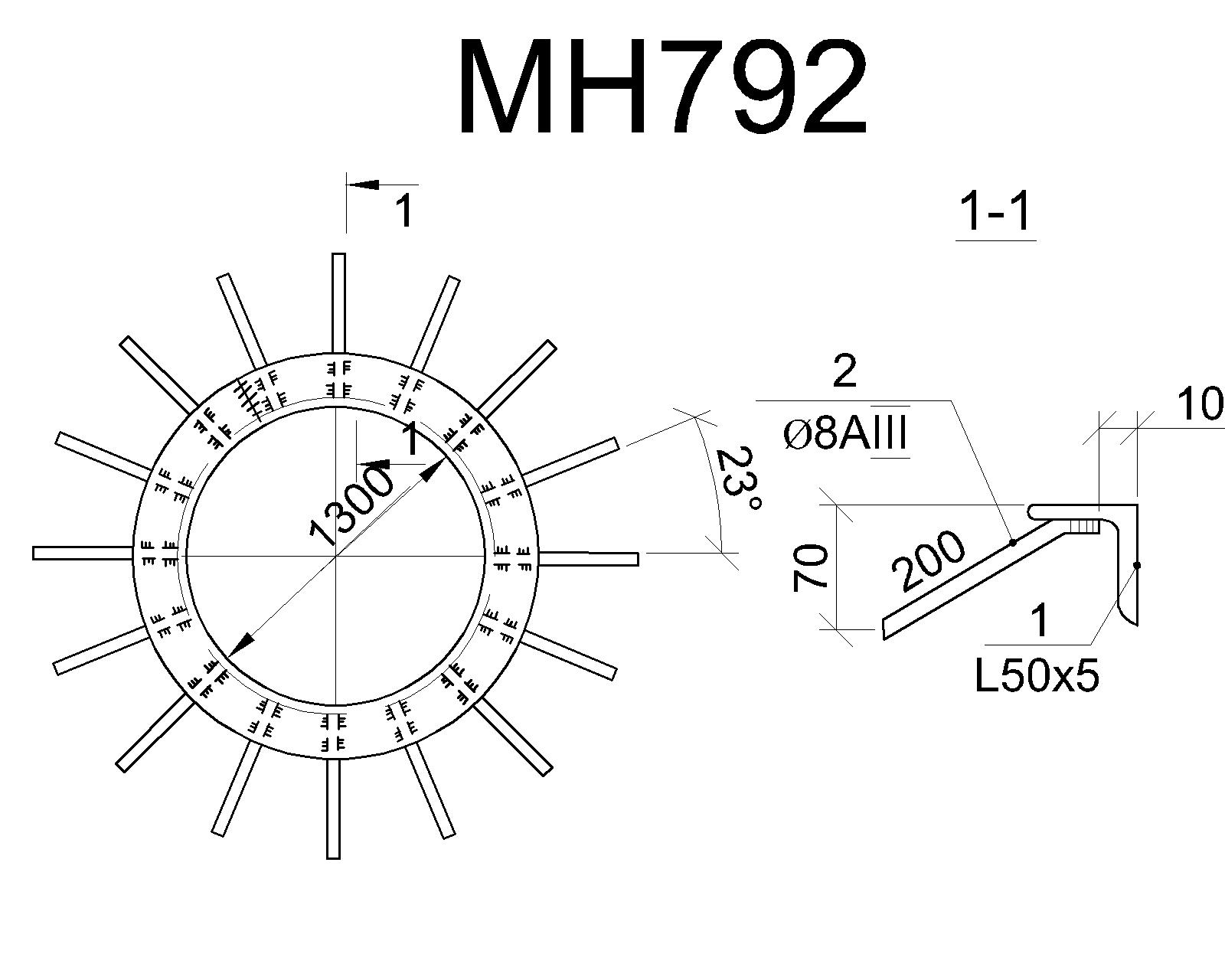 Изделие закладное МН 792
