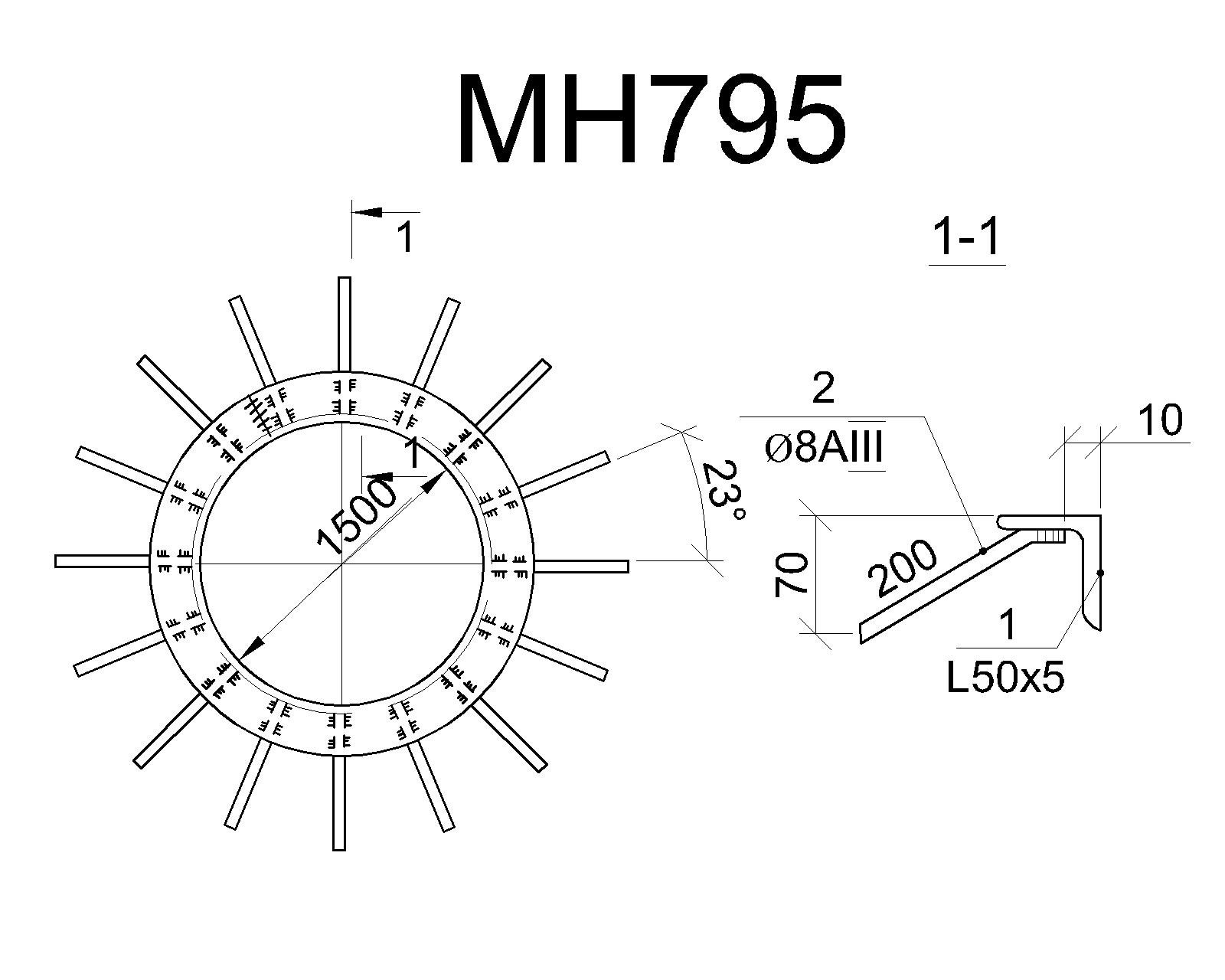 Изделие закладное МН 795