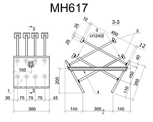 Изделие закладное МН 617