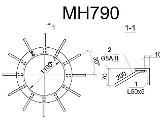 Изделие закладное МН 790