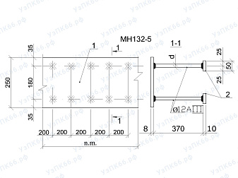 Изделие закладное МН 132-5