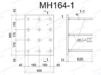 Изделие закладное МН 164-1