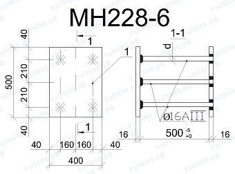 Изделие закладное МН 228-6
