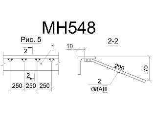 Изделие закладное МН 548