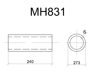 Изделие закладное МН 831