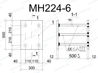 Изделие закладное МН 224-6