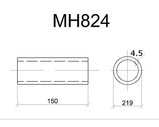 Изделие закладное МН 824