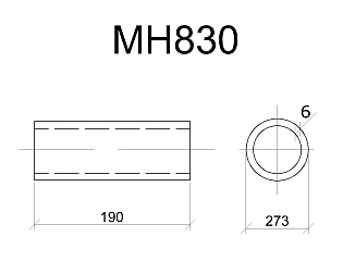 Изделие закладное МН 830