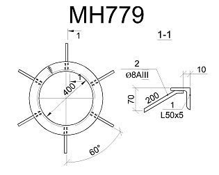 Изделие закладное МН 779