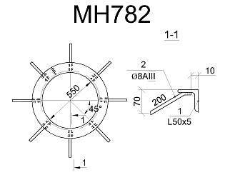 Изделие закладное МН 782