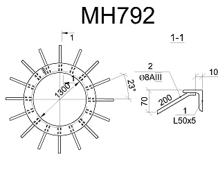 Изделие закладное МН 792